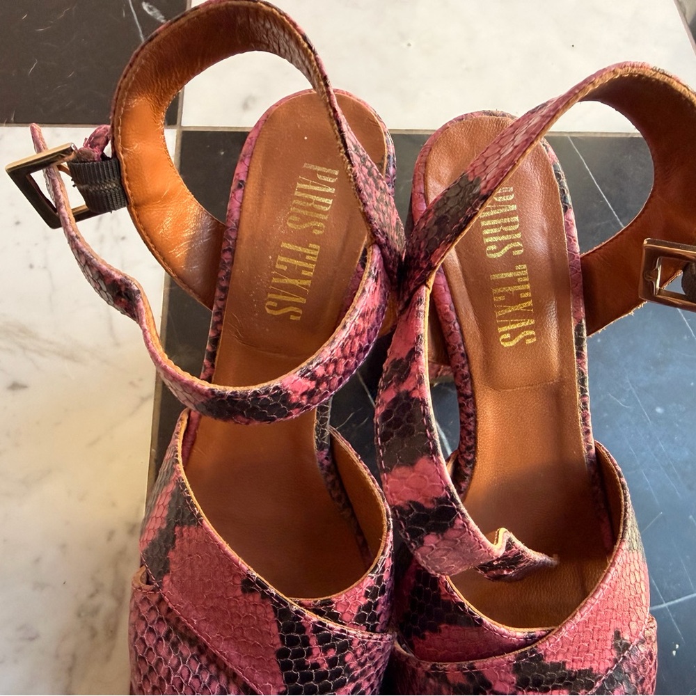 Paris Texas Python Sandals - Picture 2 of 6